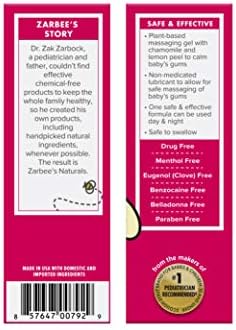 zarbee's teething oil