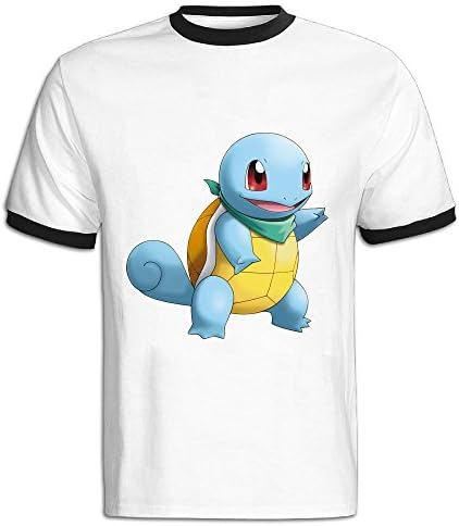 Boyfriend Animal Cute Squirtle Pokemon Contrast Color Tee Shirt