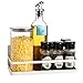 Hoopoton Magnetic Spice Rack Single Tier Refrigerator spice organizer Shelf, Easy to Install The Side of the Refrigerator