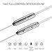 Bambud in-Ear Earbuds Headphones, Bambud Magnetic Wired Earphones Stereo Noise Cancelling Earphones with Mic and Volume (Silver)thumb 3