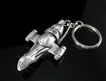Firefly Keychain - 3D Spaceship Model Detailed Metal Construction by Filmwelt