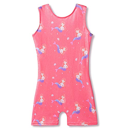 image for MYQFF Gymnastics Leotards for Girls Sparkle Athletic Dancewear Activew