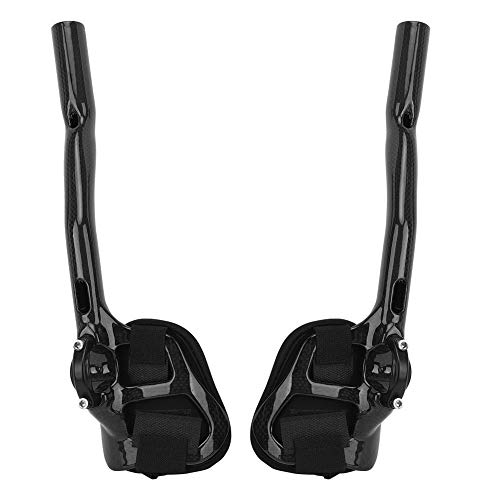 Alomejor Bicycle Rest Handlebar Triathlon Handlebar Bicycle Bars Relaxlation Handlebars for Road Mountain Bike(Black)