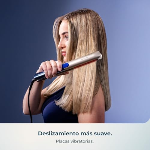 Alisador de cabelo - Placas infravermelhas e vibratórias - Lisse i-Twerk Pro Elite. Revestimento Cerâmico e Turmalina, Tecnologia Iónica, Temperatura 160º-260ºC, Aquecimento Rápido, Exposição