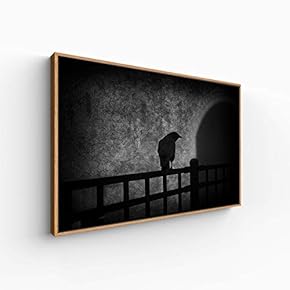 Canvas Wall Art for Living Room, Bedroom Monochrome Landscape Framed Canvas Prints for Home Decoration Ready to Hang - 16x24 inches