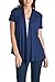 82 Days Women’s Casual Lightweight Short Sleeve Open Front Cardigan Made in USA X-Large Navy