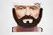 Mustaches Self Adhesive On Bail Fake Beard, Novelty, False Facial, Costume Accessory for Adults, Brown olor