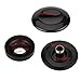 Keenso MMI Joystick Knob Repair Kit, Center Console Button Cover Repair Replacement with 2 Seal Ring for Audi A4 A5 A6 Q5 Q7 S5 S6 ((paint black))