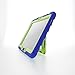 Gumdrop Cases Hideaway Stand for Samsung Galaxy Tab 4 10.1 Rugged Tablet Case Shock Absorbing Cover Royal Blue/Lime SM-T530