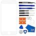 MMOBIEL Front Glass Repair Kit Compatible with iPhone 6 / 6s - 4.7 inch - Lens Screen Replacement Repair Kit - Incl. Toolkit - White