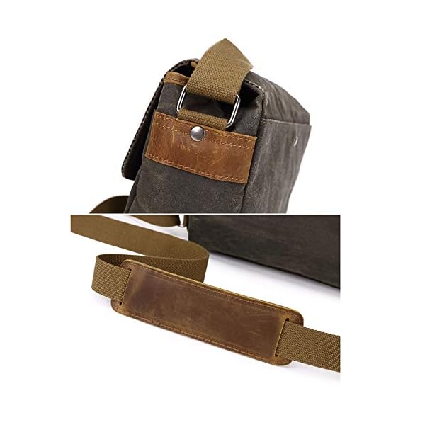 LGYKUMEG Kameratasche Wasserdicht Spiegelreflex,Messanger Bag,for System Cameras Beautiful Camera Bag,Kaffee – Bild 8