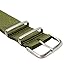 20mm Green Nylon Replacement Watch Strap with Free Installation Kit Including 4 Spring Bars and Removal Tool - [BWC]