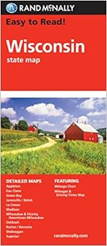 Easy To Read: Wisconsin State Map (Rand McNally Easy to Read!), by Rand McNally Easy To Read: Wisconsin State Map (Rand McNally Easy to Read!), by Rand McNally