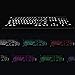 Macally 7 Color Backlit USB Keyboard (Large Print LED Lights/Illuminated Big Keys) Full Size Wired with Number Keypad for Apple Mac Pro iMac Mac Mini Desktops & MacBook Pro Air Laptop Computers