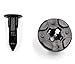 AUTOKAY 100pcs Plastic Rivet Fastener Mud Flaps Bumper Fender Push Clips 8mm for Nissan