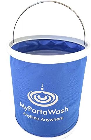 Collapsible 3 Gal. Blue Leakproof Bucket