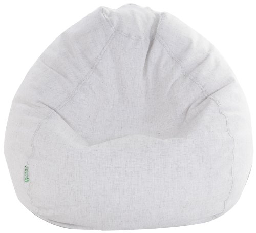 Majestic Home Goods Wales Bean Bag, Small, Magnolia