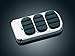 Kuryakyn 8027 Motorcycle Foot Control: ISO Brake Pedal Pad for 1980-2019 Harley-Davidson FL Motorcycles, Chrome