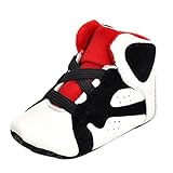 Creazrise 0-18 Moth Toddler Shoes, Baby White Soft Sole Anti-Slip Sneakers Elastic Band Shoes for Girl Boys