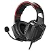 Amerzam Gaming Headset with Stereo Surround Sound, LED Lighting & Noise Canceling Microphone for PS4, Xbox One (Adapter Needed), Nintendo Switch (Audio) etc. (Black)