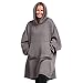 THE COMFY Hoodie: Shark Tank, Invented by 2 Brothers, Oversized Soft Wearable Fleece Hoodie, Pullover Sweatshirt with Large Pocket & Hood, Casual, Activewear, Adults, Men, Women, Teens