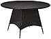 Christopher Knight Home Kanza Outdoor Brown Wicker Round Dining Table