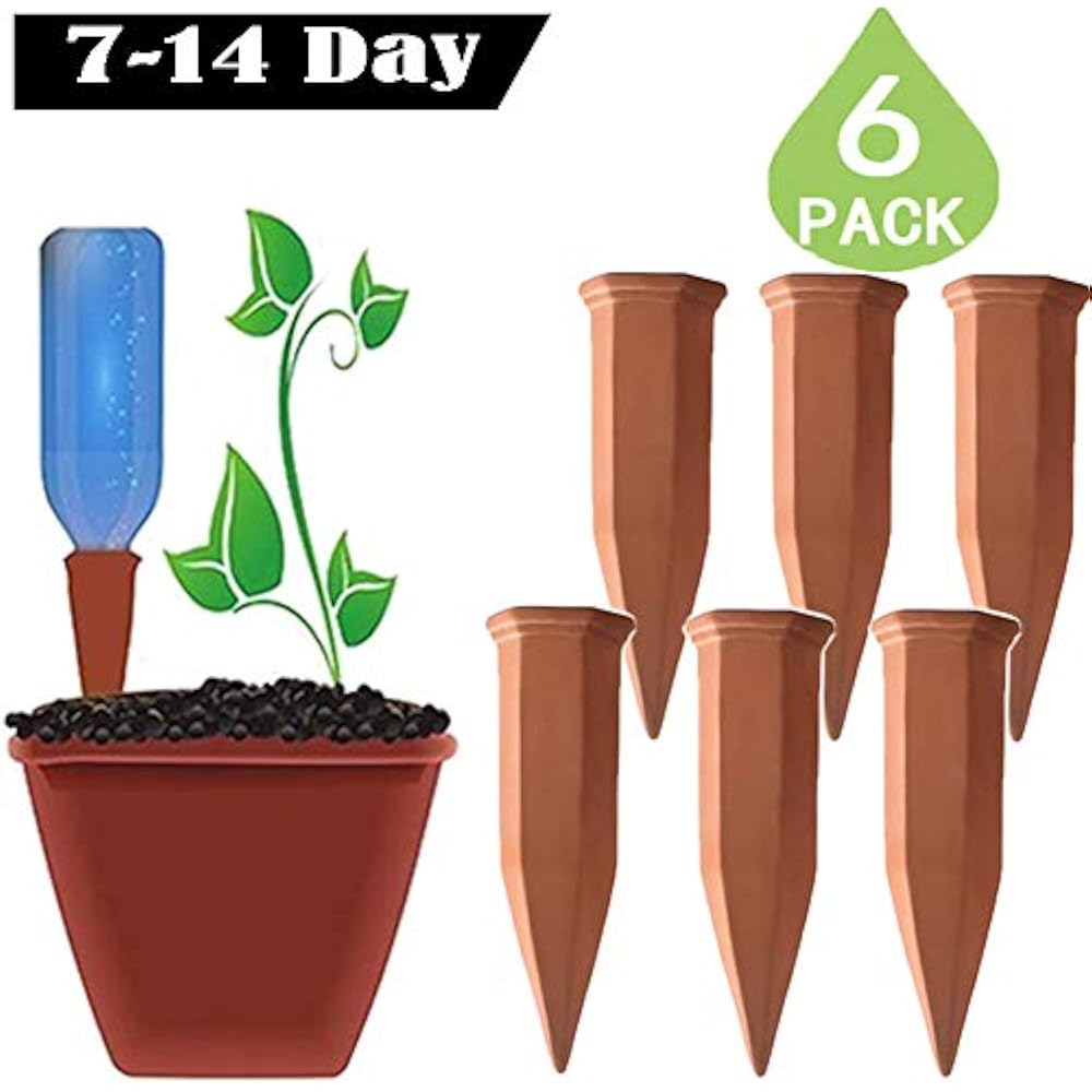 Plant SelfWatering Stakes SelfWatering SpikesAutomatic Terracotta