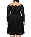 Nemidor Women's Vintage Floral Lace Sleeved Plus Size Cocktail Formal Swing Dress