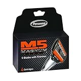 Personna, M5 Magnum razor Blades with Trimmer, 24