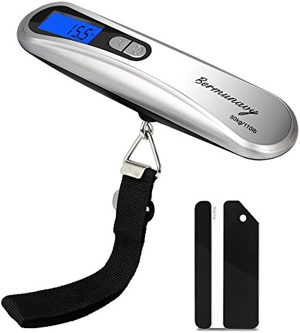 Bremunavy Luggage Scale,110lb/50kg Luggage Weighing Scales Travel Digital Scale