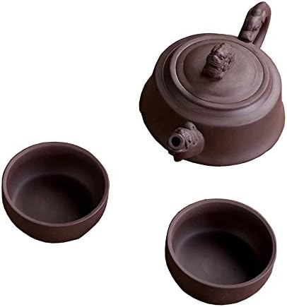 Goodwind Outdoor Portable Bag Bamboo Plate Travel Set Yixing Teapot and Two Cups - Set 6