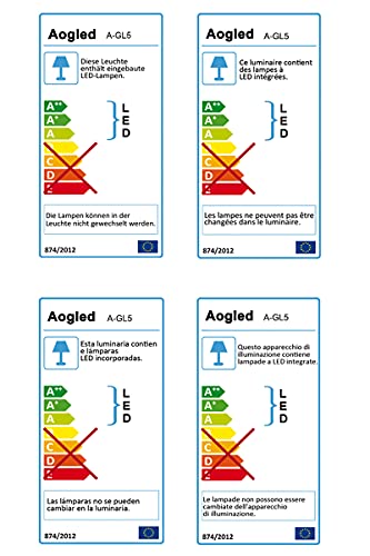 Aogled Lampe LED Horticole 50W,5 Têtes Lampe Pour Plante avec Clip 150LEDs avec 360° Adjustable,3/9/12H Cycle Minuterie,3 Modes&10 Luminosité,Grow Light Pour la Croissance des Plantes