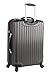 Lucas Outlander Hard Case 3 Piece Expandable Rolling Suitcase Sets With Spinner Wheels (One Size, Graphite)