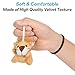 Maliweg 16-Pack Mini Animal Plush Toy Set, Soft Plush Toys for Kids Party Favors, Keychain Ornament,Birthday Party Supplies,Prize Rewards
