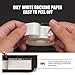 Maxwel Manufacturing Double Sided Tape Heavy Duty - 3/4 in 10 Ft No Residue Clear Removable Strong 2 Sided Acrylic Adhesive Sticky Tape for Craft Wall Mounting(Pack of 1 Roll)
