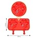 Silicone ICE POP Mold,DiDaDi 2 Cavities Cute ICE CAREM Bar Mould,Popsicle Molds DIY ICE CREAM Maker,Silicone Jelly Chocolate Candy Soap Molds with 20 Wooden Sticks - Paw by DiDaDi