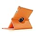Fintie Rotating Case for iPad 4 3 2 (Old Model) 9.7 inch Tablet - 360 Degree Rotating Smart Stand Protective Cover Auto Wake/Sleep for iPad 4th Gen Retina Display, iPad 3 & iPad 2, Orange
