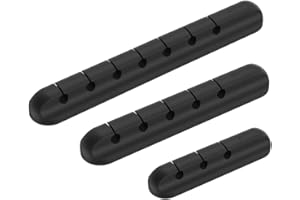 3Pcs Black Cable Storage | USB Cable Organizer Multi-card Self-adhesive Cable Fixing Clip, Bid Farewell to Cable Winding for 