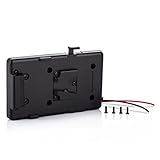 TARION Battery Back Pack Plate Adapter for Sony V-shoe V-Mount V-Lock Battery External / for DSLR Camera Video Light