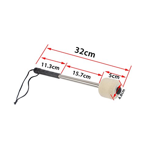 image for Homyl White Innovative Drum Mallet Drum Stick Percussion Instrument Ac