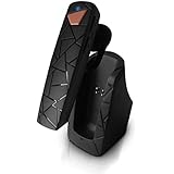 Abco Tech Preeminent Bluetooth headset - Hands Free Earpiece with Extended Battery Life and Clear Voice Capture Microphone (Black)