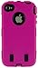Generic Body Armor Case for iPhone 4 - Non-Retail Packaging - Hot Pink/Black