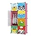 JYYG KOUSI Kid Clothes Storage Organizer Baby Dresser Kid Closet Baby Clothes Storage Cabinet for Kids Room Baby Wardrobe Toddler Closet Childrens Dresser (Pink, 28