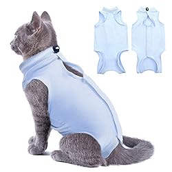SUNFURA Cat Recovery Suit, Cat Onesie for Cats