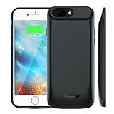 Battery Case for iPhone 6 Plus 6s Plus 7 Plus 8 Plus 7500mAh, Elzle Portable Charging Case, Rechargeable External Battery Power Charger Case for iPhone 6 Plus 6s Plus 7 Plus 8 Plus (5.5 Inch)