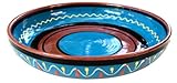 Terracotta Blue, Serving Dish - Hand Painted From Spain