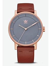 Reloj Adidas District_L1 Reloj de correa de cuero auténtico, 20 mm de ancho (40 mm)