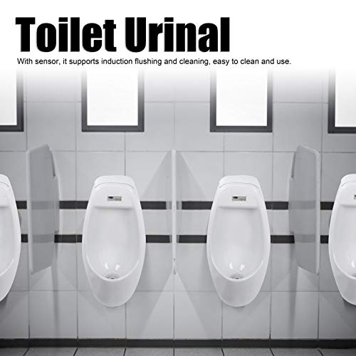 Urinoir voor wandmontage, met spoelsysteem, urinoir, om op te hangen, badkamer, toilet, volwassenen, heren, interieur… - Afbeelding 3