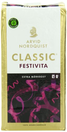 Arvid Norquist Classic Coffee, Extra Morkrost (Dark Roast), 17.6 Ounce