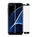 Samsung Galaxy S7 Edge Screen Protector COWTEE Case Friendly 9H Tempered Glass 3D Curved Protection - Black